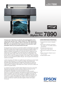 Epson Stylus Pro 7890 Manuel du propriétaire