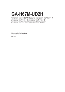 Gigabyte GA-H67M-UD2H Manuel utilisateur