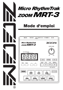 Zoom MRT-3 Manuel du propriétaire