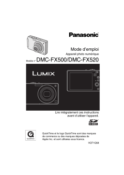 Panasonic LUMIX DMC-FX520 Manuel du propriétaire