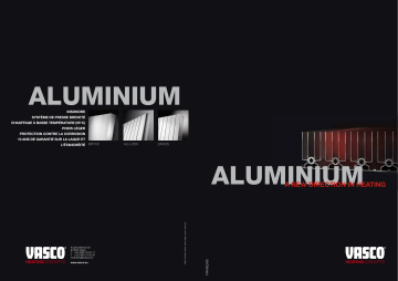 Vasco Aluminium Manuel du propriétaire | Fixfr