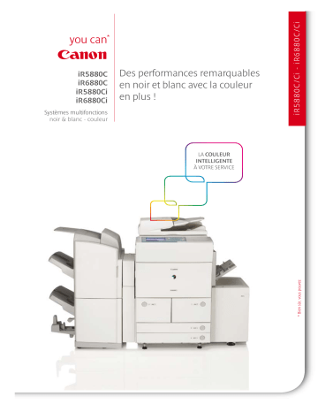 Canon IR 5880CI Manuel du propriétaire | Fixfr