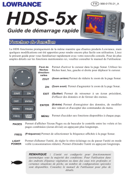 Lowrance HDS-5x Manuel du propriétaire