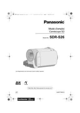 Panasonic SD-RS26 Manuel du propriétaire