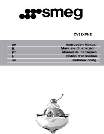 Manuel du propriétaire | Smeg CV31X2PNE Manuel utilisateur | Fixfr