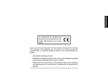 Olivetti CMS 140 B Manuel du propriétaire | Fixfr