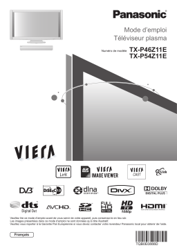 Panasonic TX-P46Z11E Manuel du propriétaire