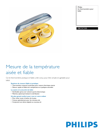 Philips SBC-SC530 Manuel du propriétaire | Fixfr