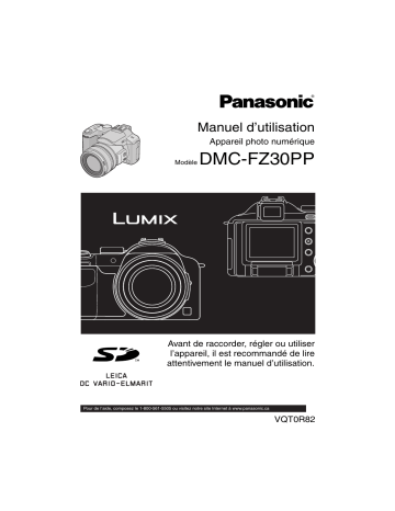 Panasonic LUMIX DMC-FZ30PP Manuel du propriétaire | Fixfr