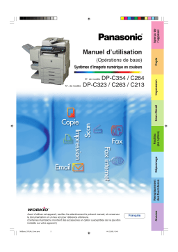 Panasonic DP-C323 Manuel du propriétaire