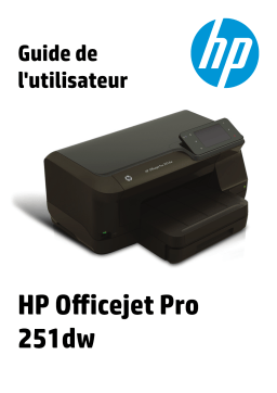 HP Officejet Pro 251dw Manuel du propriétaire