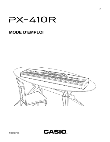 Casio PX-410R Manuel du propriétaire | Fixfr