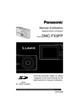 Panasonic LUMIX DMC-FX9PP Manuel du propriétaire