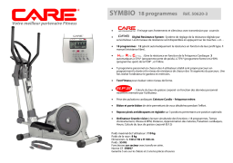 CARE FITNESS SYMBIO 50620-3 Manuel du propriétaire