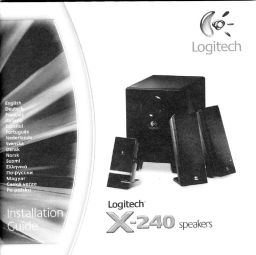 Logitech X-240 Manuel utilisateur