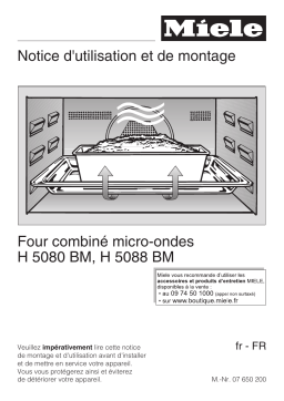 Miele H5080BM Manuel du propriétaire