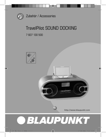 Blaupunkt SOUND DOCKING Manuel du propriétaire | Fixfr