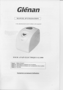 GLENAN GL 1000 Manuel utilisateur