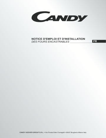 Candy FXP795X Manuel du propriétaire | Fixfr