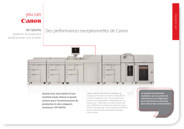 Canon IR 150 VPE Manuel du propriétaire | Fixfr