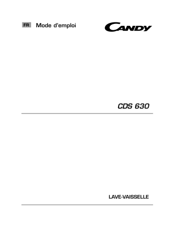 Candy CDS 630N-47 Manuel du propriétaire | Fixfr