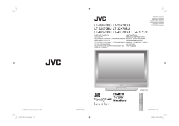 LT-32X70BU | LT-32X70SU | LT-26X70BU | JVC LT-32X70 Manuel du propriétaire | Fixfr