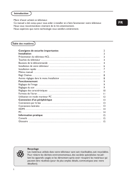 Philips 20PF4120 Manuel du propriétaire