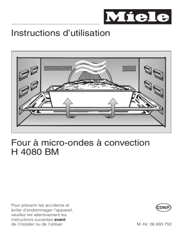 Miele H4080BM Manuel du propriétaire | Fixfr