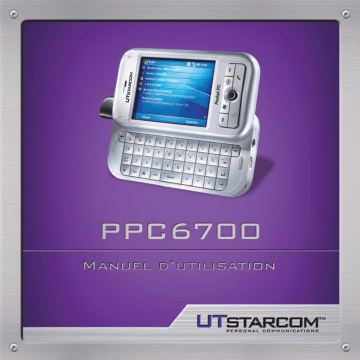 UTStarcom PPC-6700 Manuel du propriétaire | Fixfr