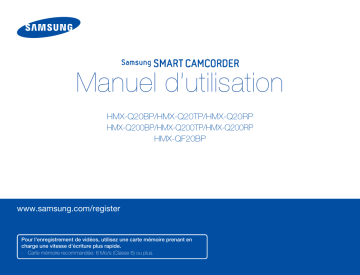 Samsung HMX-QF20BP Manuel du propriétaire | Fixfr