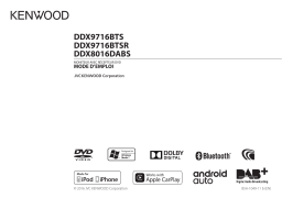 Kenwood DDX9716BTS Manuel du propriétaire