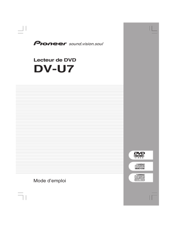 Pioneer DV-U7 Manuel du propriétaire | Fixfr