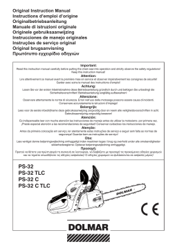 Dolmar PS32CTLC35 Manuel du propriétaire
