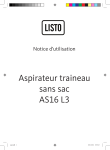 Listo AS16 L3 Manuel du propri&eacute;taire