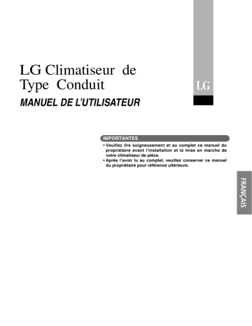 LG B120AH NV0 Manuel du propriétaire | Fixfr