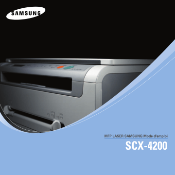 Samsung SCX-4200R Manuel du propriétaire | Fixfr