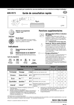 Whirlpool AWZ 7457 WP Manuel du propriétaire