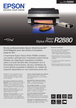 Epson Stylus Photo R2880 Manuel du propriétaire