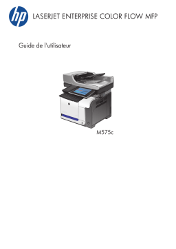 HP LASERJET ENTERPRISE 500 M575F Manuel du propriétaire