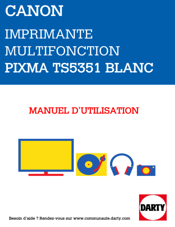 Canon PIXMA TS5351 Manuel du propriétaire | Fixfr