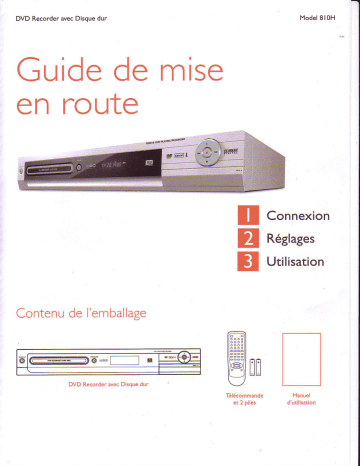 Schneider SRV 810H Manuel du propriétaire | Fixfr