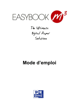 Oxford EASYBOOK M3 Manuel du propriétaire