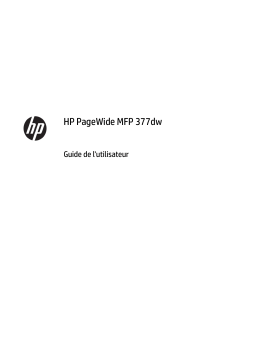 HP Â PAGEWIDE 377DW MFP Manuel du propriétaire