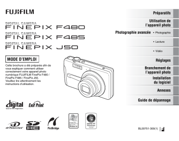 Fujifilm FinePix F480 Manuel du propriétaire | Fixfr