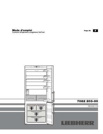 Liebherr CNESF 5123 Manuel du propriétaire | Fixfr