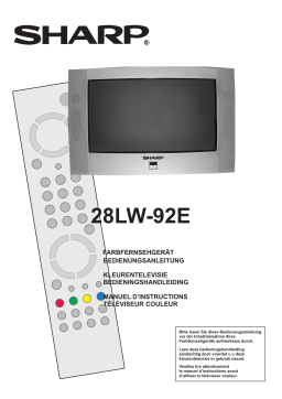 Sharp 28LW-92E Manuel du propriétaire