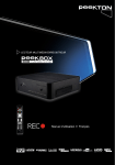 PEEKTON PEEKBOX 300 Manuel utilisateur