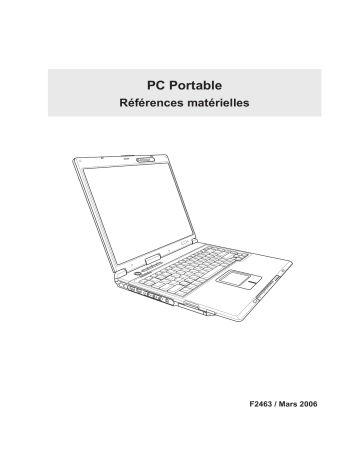 A3Vc | A3Fc | A3F | A3E | Manuel du propriétaire | Asus A3Vp Manuel utilisateur | Fixfr