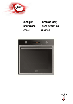 Hotpoint-Ariston UT 89EJ P O X /HA Manuel utilisateur