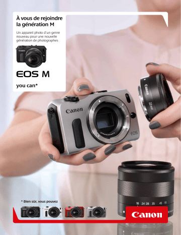 Canon EOS M Manuel du propriétaire | Fixfr